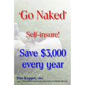 'Go Naked': Self-insure! Save $3,000 every Year